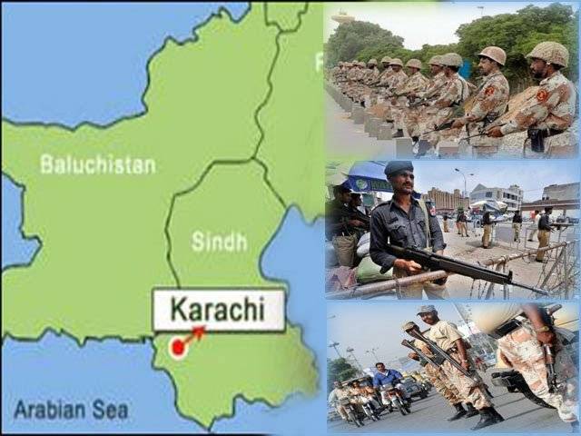 کراچی میں امن وامان کی صورتحال بہتر بنانے کے لئے ضلع شرقی کےحساس علاقوں میں دو سو کمانڈوز اورایک ہزار پولیس اہلکار تعینات کردیئے گئے ۔