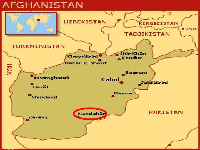 افغانستان کے جنوبی شہر قندھار میں کار بم دھماکے میں سات افراد ہلاک جبکہ انیس زخمی ہوگئے