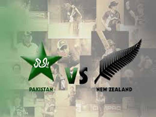 پاکستان اورنیوزی لینڈ کےدرمیان پانچ میچوں کی سیریز کے پہلے ون ڈے میچ میں پاکستان نے نیوزی لینڈ کوتین وکٹوں سے شکست دے دی