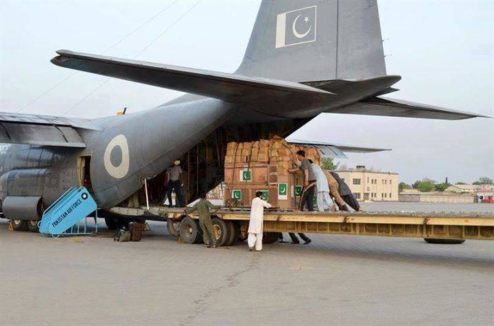  نیپال میں متاثرین زلزلہ کوامدادی سامان پہنچانےکیلئےدو پاکستانی C1تھرٹی طیارے کل روانہ ہوں گے