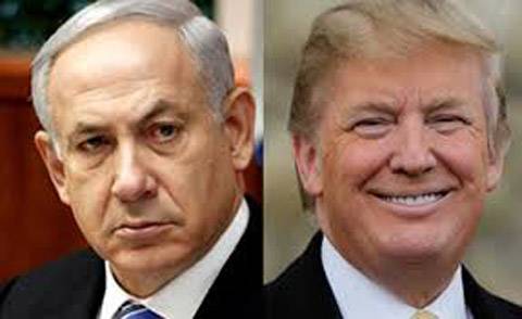  امریکی صدر ٹرمپ کی اسرائیلی وزیراعظم نیتن یاہو کو امریکہ آنے کی دعوت