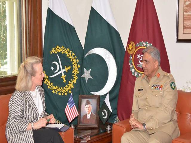 آرمی چیف سے ایلس جے ویلز کی ملاقات: پاکستان، امریکہ کا الزام تراشیوں کی بجائے امن کیلئے مثبت تعاون جاری رکھنے کا عزم 
