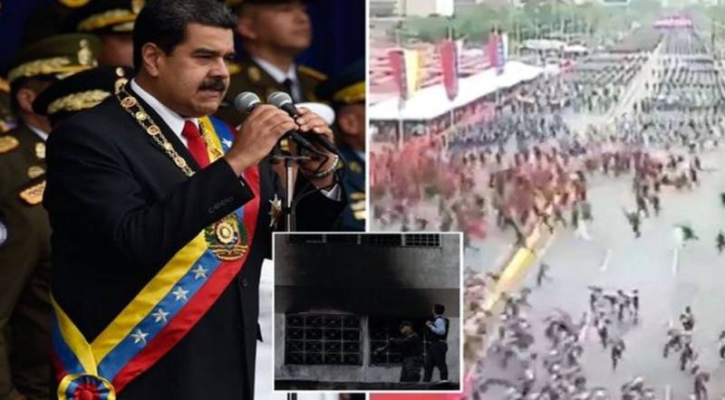 وینزویلاکے صدر فوجی تقریب سے خطاب کےدوران ڈرون حملے میں بال بال بچ گئے