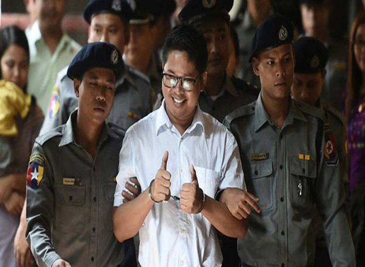 میانمار: روہنگیا مسلمانوں پر مظالم سے پردہ اٹھانے والے 2 صحافیوں کو 7 سال قید