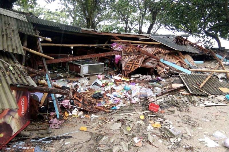 انڈونیشیا: سونامی سے تباہی، 63 افراد ہلاک، 600 سے زائد زخمی 