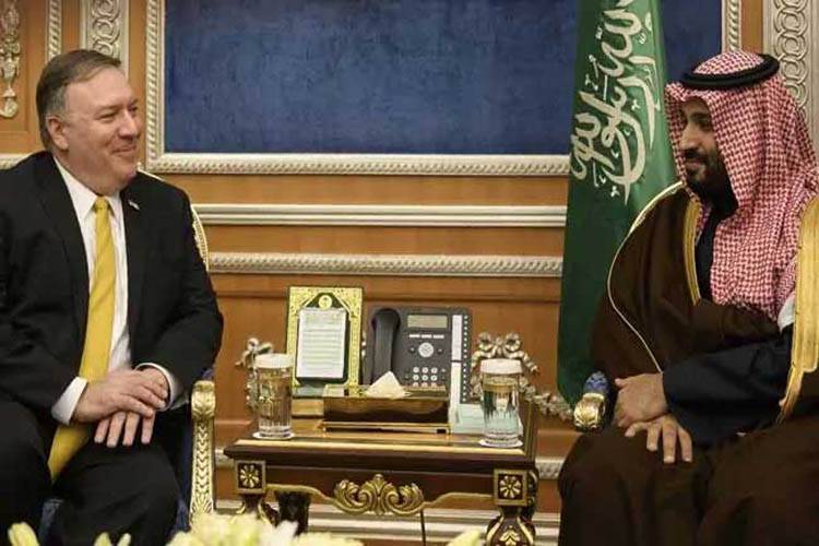 سعودی ولی عہد،مائیک پومپیو کا یمن کی صورتحال پر تبادلہ خیال