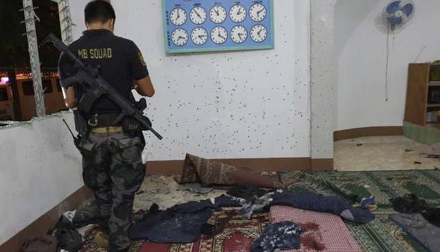 فلپائن:مسجد پر دستی بم حملے میں 2 افراد جاں بحق،4زخمی