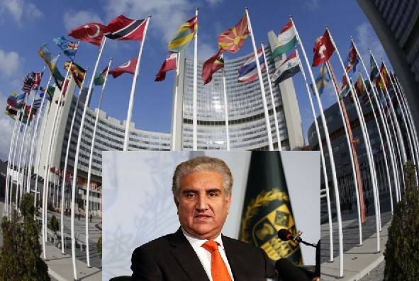 بھارت تحقیقات کے بغیرپلوامہ حملے کا الزام پاکستان پرلگا رہا ہے:شاہ محمود قریشی کا اقوام متحدہ کو خط
