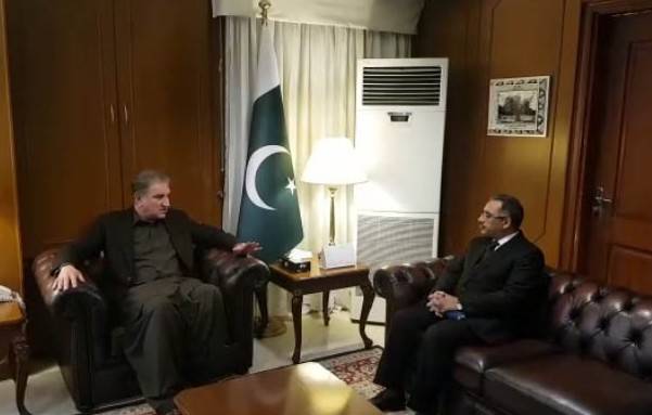 شاہ محمود قریشی کی بھارت میں تعینات پاکستانی ہائی کمشنر سے ملاقات میں گفتگو 