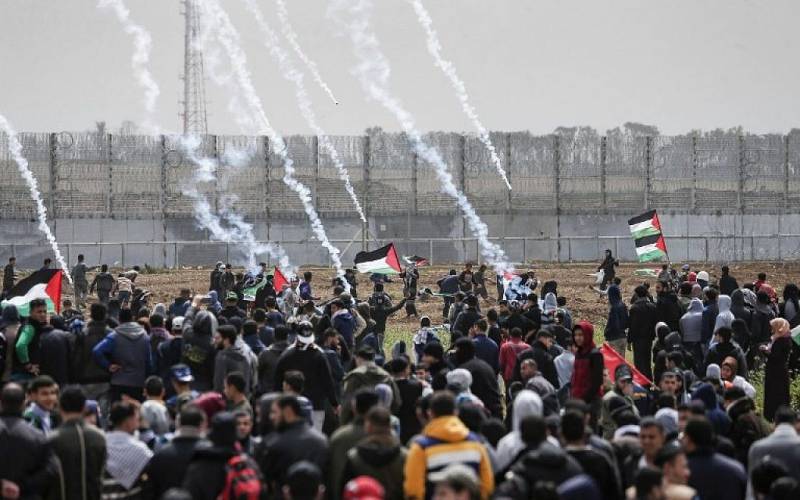 مظلوم فلسطینیوں کے اسرائیلی مظالم کے خلاف ’مارچ آف ریٹرن‘ کو ایک سال مکمل 