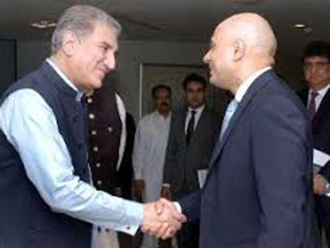 شاہ محمود قریشی کی برطانیہ کے وزیر داخلہ ساجد جاوید سے ملاقات، مختلف امور پر گفتگو