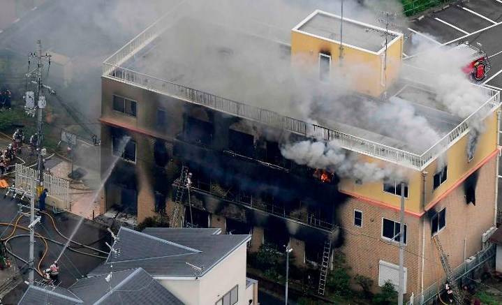 جاپان:اینی میشن سٹوڈیو میں آتشزدگی،ہلاکتیں 33 ہوگئیں