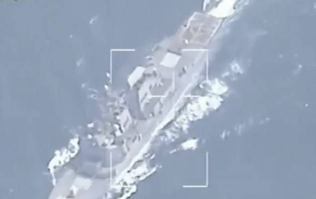 ایران نے امریکی بحری بیٹرے کی ویڈیو جاری کردی