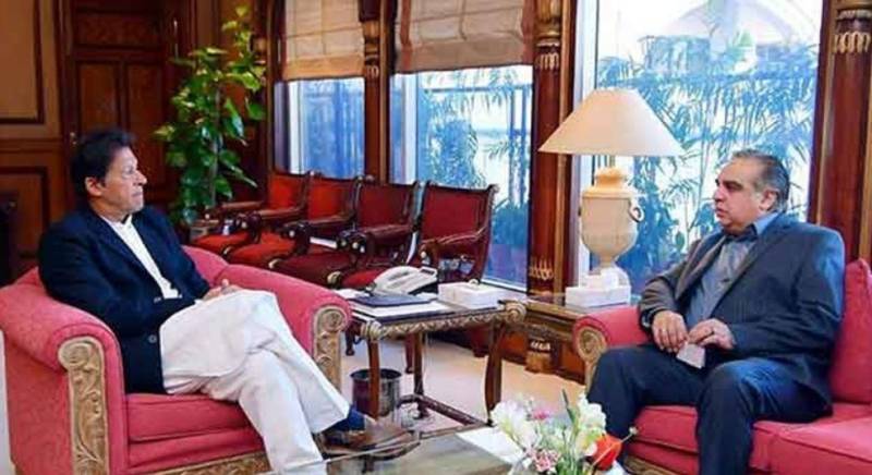 وزیرِاعظم عمران خان سےگورنر سندھ عمران اسمعیل کی وزیرِاعظم آفس میں ملاقات