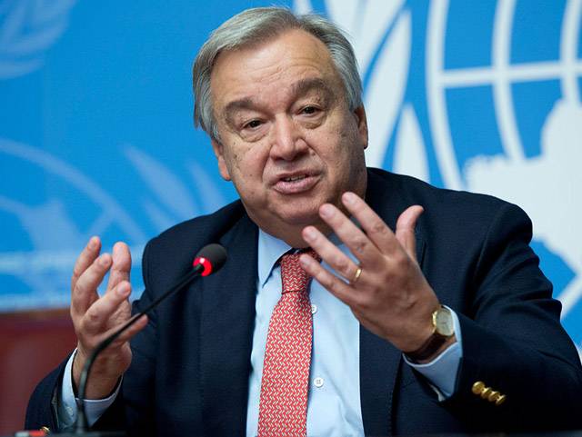سیکرٹری جنرل اقوام متحدہ کا مقبوضہ کشمیر کی صورتحال پر اظہار تشویش