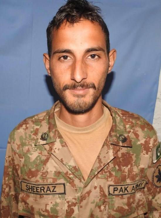 ایل او سی پر بھارتی فوج کی بلا اشتعال فائرنگ سے سپاہی محمد شیراز شہید
