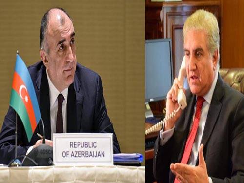 شاہ محمود قریشی کا آذربائیجان کے ہم منصب کو ٹیلی فون،مقبوضہ کشمیر کی صورتحال پر تبادلہ خیال