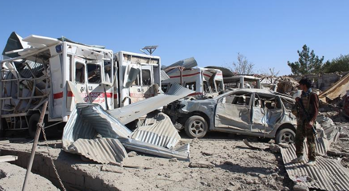 افغانستان میں کار بم دھماکہ ، 7افراد ہلاک 90 زخمی