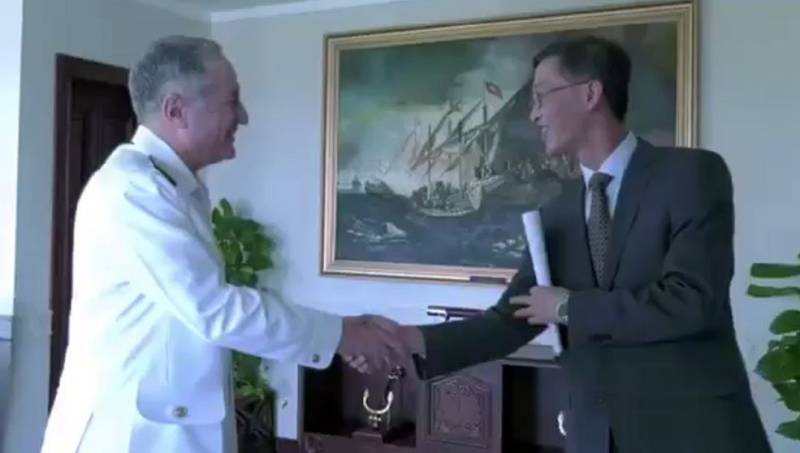 چینی سفیر کی پاک بحریہ کے سربراہ سے ملاقات,سکیورٹی صورتحال پر تبادلہ خیال