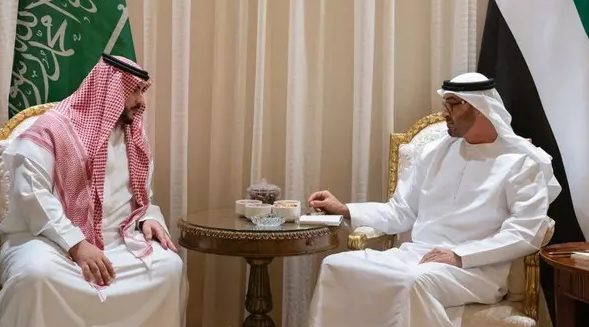 اماراتی ولی عہد اور شہزادہ خالد بن سلمان میں مشترکہ عسکری تعاون پر بات چیت
