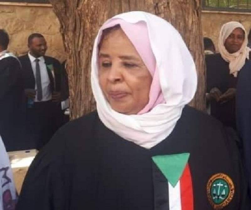 سوڈان کی تاریخ کی پہلی خاتون چیف جسٹس