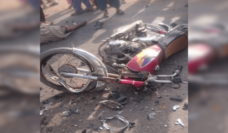 مظفرگڑھ : 2 موٹر سائیکلوں میں تصادم، 2 افراد جاں بحق