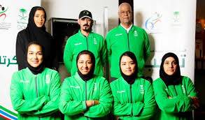 کویت میں خواتین کے کھیلوں کے مقابلے، سعودی ٹیم بھی شامل