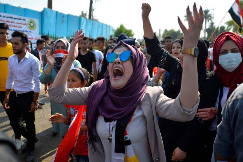 عراق : اساتذہ یونین کی مظاہرین کے حق میں ملک گیر ہڑتال، سکول اور سرکاری ادارے بند