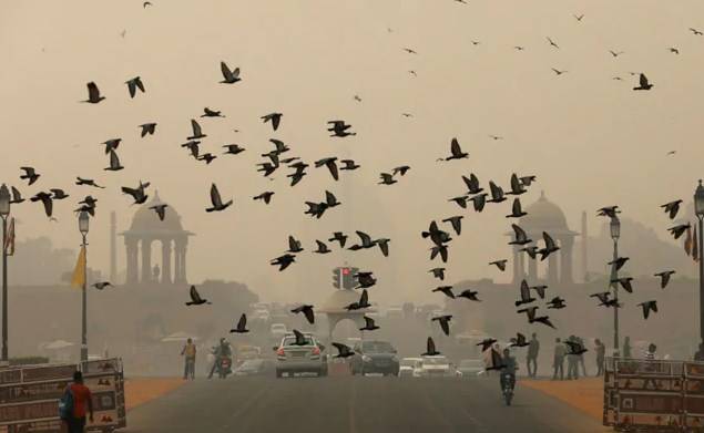  بھارت:دہلی میں فضائی آلودگی کا مسئلہ سنگین