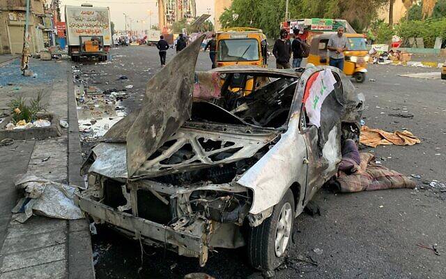 بغدادمیں علی الصبح کار بم دھماکے سے1 شخص ہلاک،20زخمی