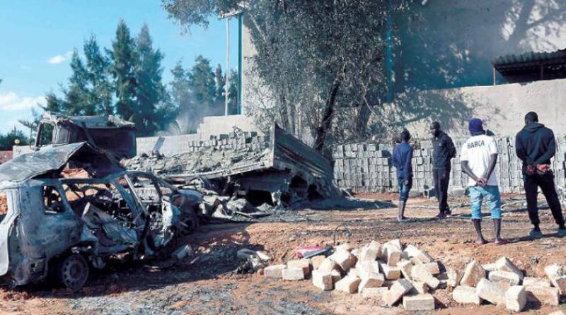 لیبیا، ترکی کی 19بکتر بند گاڑیاں تباہ 