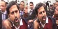 لاہور:مشتعل وکلا کا صوبائی وزیر فیاض چوہان پر بھی حملہ