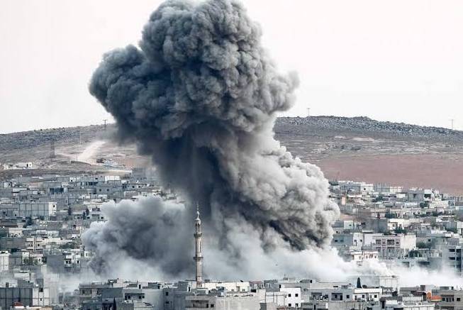 شام:فضائی حملوں میں 5 شہری ہلاک
