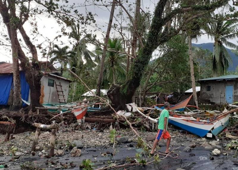 فلپائن:سمندری طوفان سے تباہی،28 افراد ہلاک