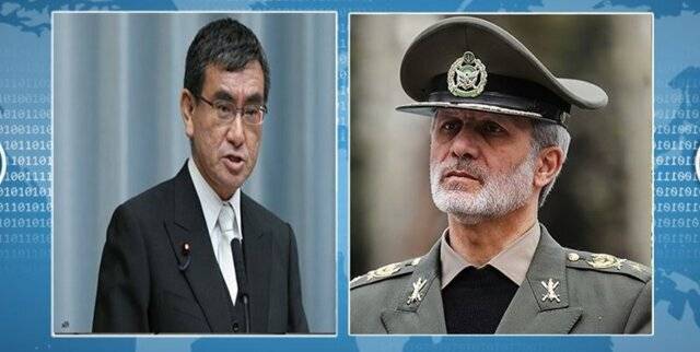 ایرانی جاپانی وزرائے دفاع کی ٹیلی فون پر گفتگو