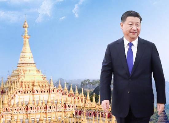 چینی صدر سرکاری دورے پر میانمار روانہ ہو گئے 