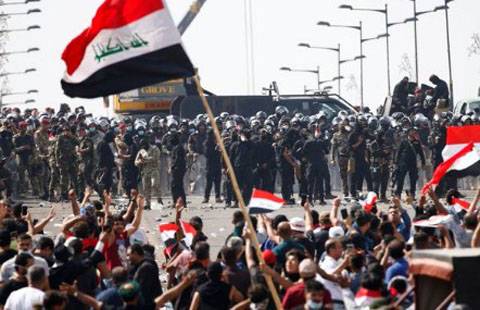 بغداد:سکیورٹی فورسز کی مظاہرین پر فائرنگ،5 افراد ہلاک