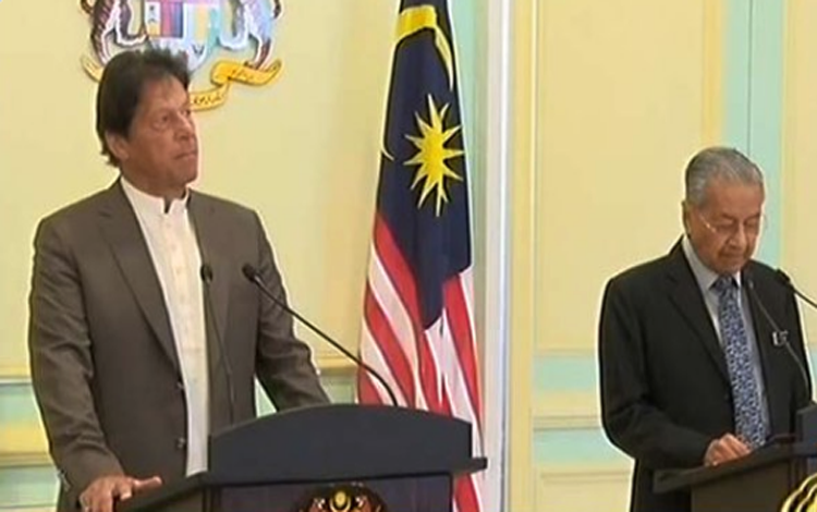  مقبوضہ کشمیر پر ملائیشیا کی حمایت کے شکر گزار،کوالالمپور کانفرنس میں شرکت نہ کرنے پر افسوس ہے:عمران خان