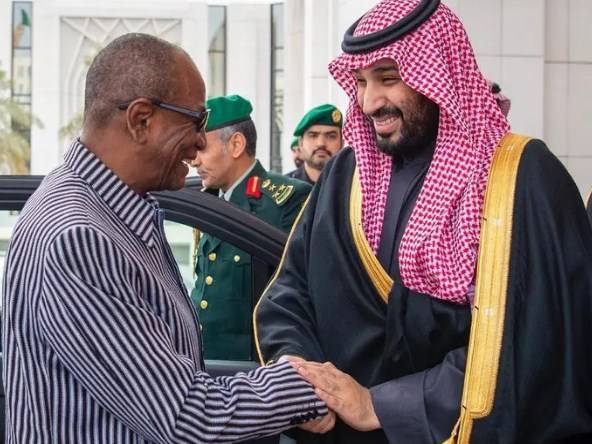 افریقی ملک گینیا کے صدر کی سعودی ولی عہد سے ملاقات