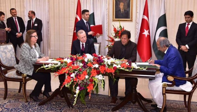 پاکستان ترکی کے تجارتی سہولتوں اورکسٹمزسے متعلق مفاہمتی یادداشت پردستخط