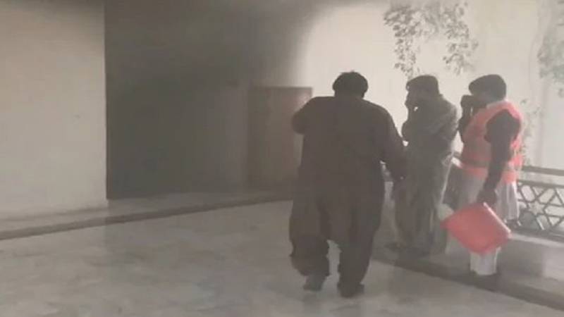 پارلیمنٹ لاجز کی تیسری منزل پر مریم اورنگزیب کے فلیٹ میں لگی آگ پر قابو پالیا گیا