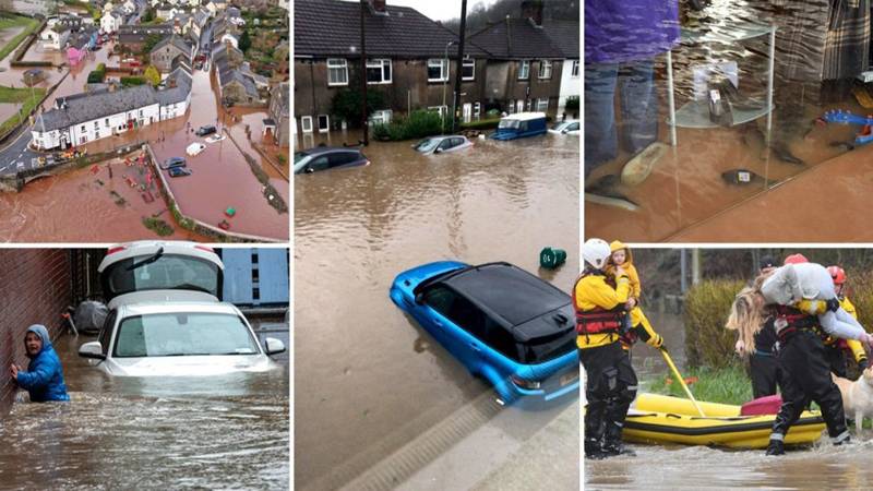  برطانیہ میں شدید بارشیں کئی علاقوں میں فلڈ وارننگ جاری 