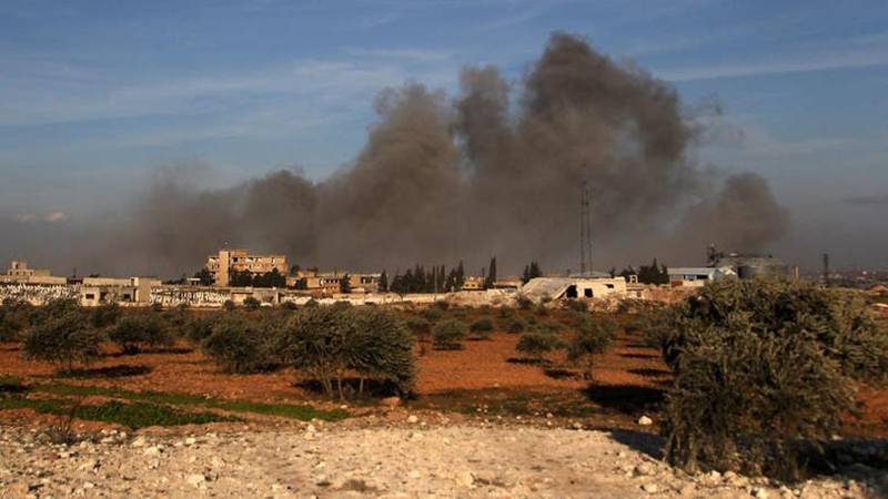 شام:شامی فوج کے حمایت یافتہ روس کے فضائی حملوں میں 5 افراد ہلاک