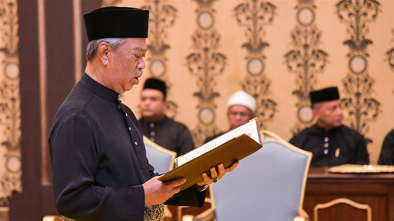 محی الدین یاسین نے ملائیشیا کے وزیراعظم کا حلف اٹھا لیا
