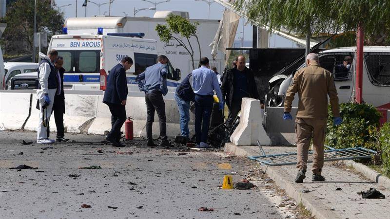  تونس میں امریکی سفارت خانے پر خود کش حملہ