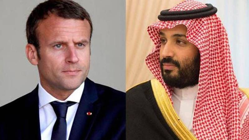 سعودی ولی عہد اور فرانسیسی صدر کا کرونا وائرس کے بحران پر فون پر تبادلہ خیال