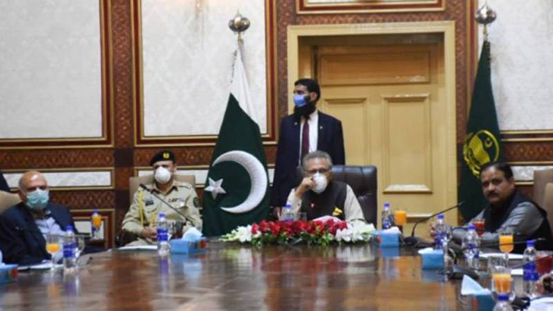 صدر پاکستان جناب ڈاکٹر عارف علوی کی زیر صدارت لاہور میں اعلی سطحی اجلاس