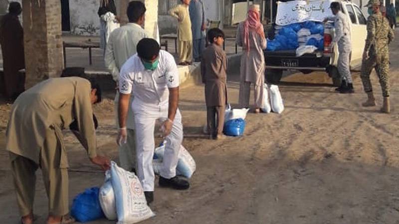پاک بحریہ کی لاک ڈاون کے دوران ملک بھر میں امدادی سرگرمیاں