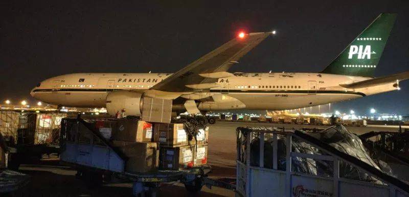چین سے طبی سامان کی مزید کھیپ پاکستان پہنچ گئی
