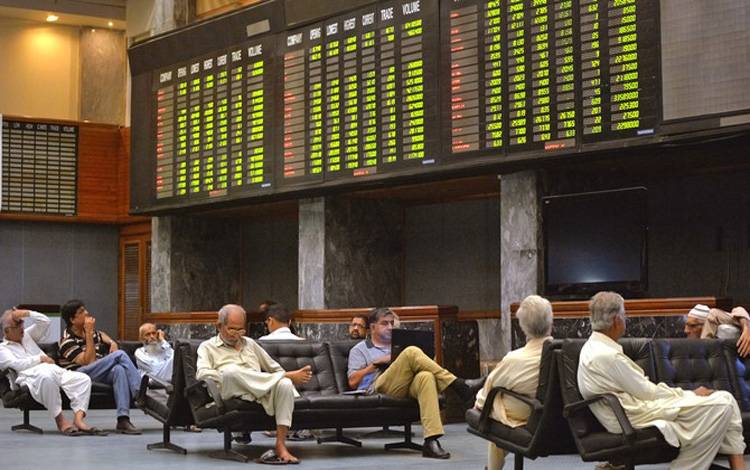 پاکستان اسٹاک مارکیٹ میں ملا جلا رحجان،ر77 پوائنٹ کا اضافہ